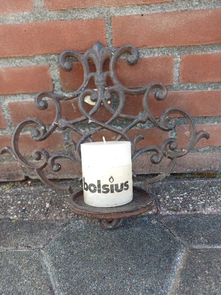 Wandhanger terras kaars planten gietijzer, Ophalen