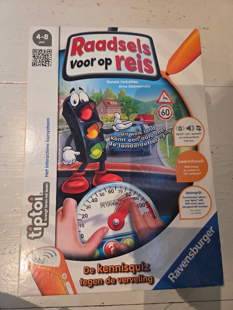 Tiptoi Quiz Raadsel voor op reis, Ophalen of Verzenden, Zo goed als nieuw