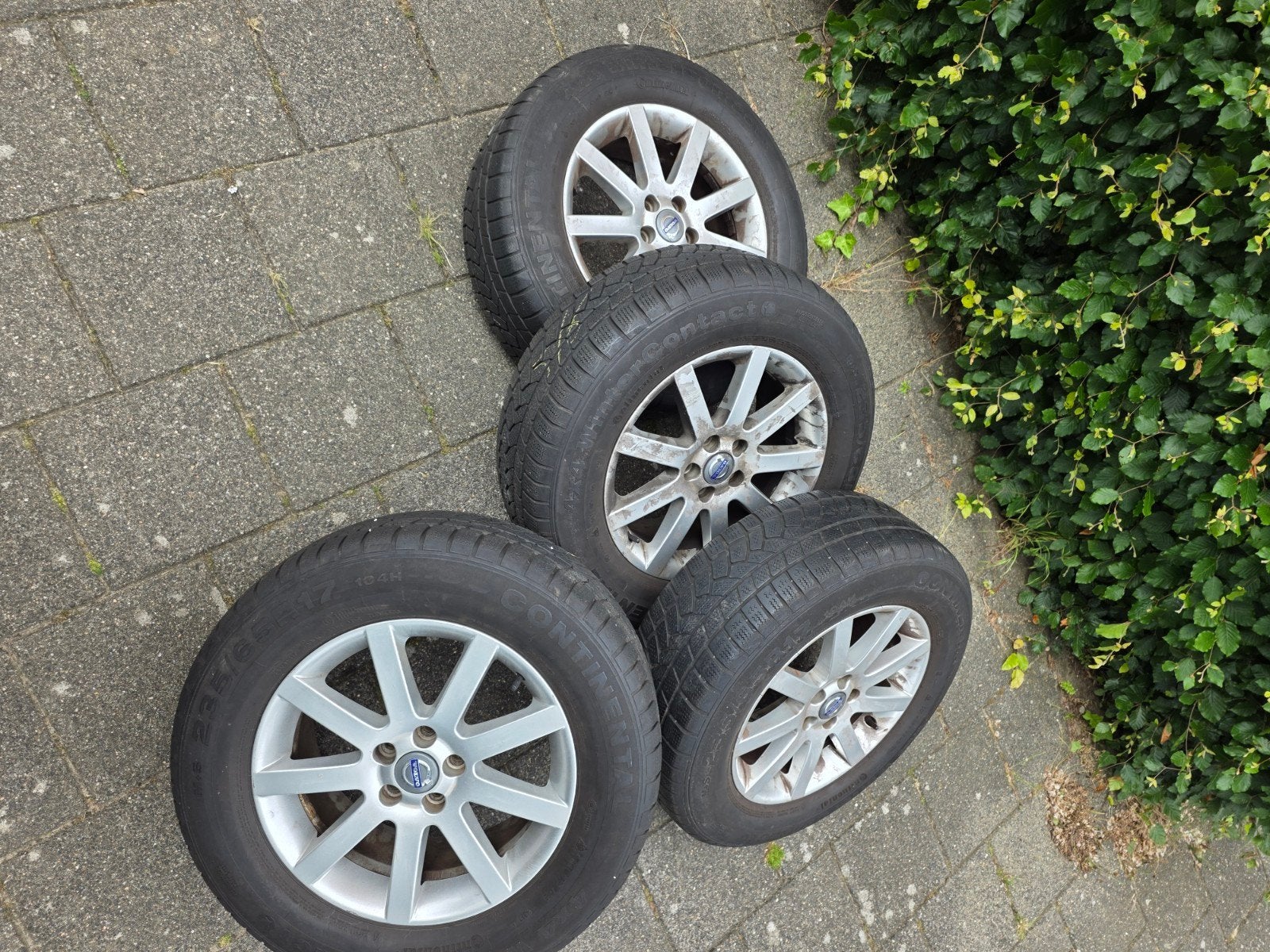 Continental Wintercontact 4x4 banden en velgen 235/65R17, Gebruikt, Banden en Velgen, 17 inch, 235 mm