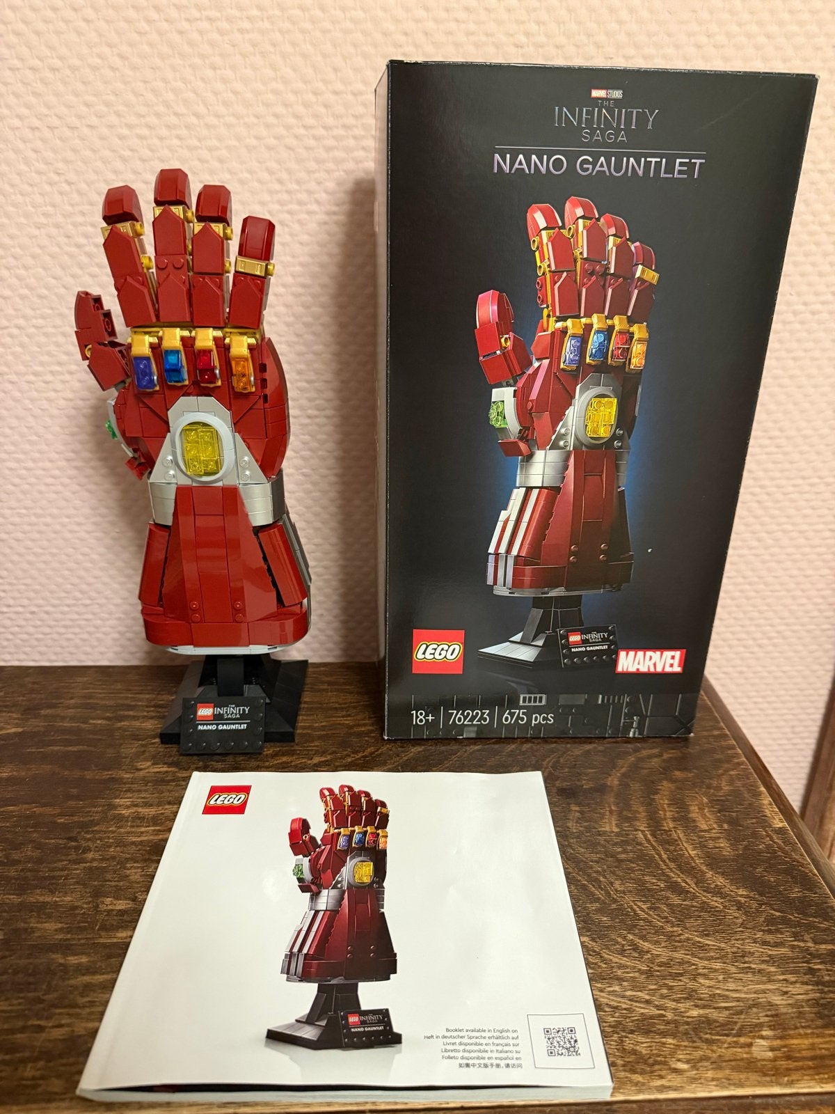 LEGO Marvel Nano Gauntlet 76223, Ophalen of Verzenden, Zo goed als nieuw, Overige merken