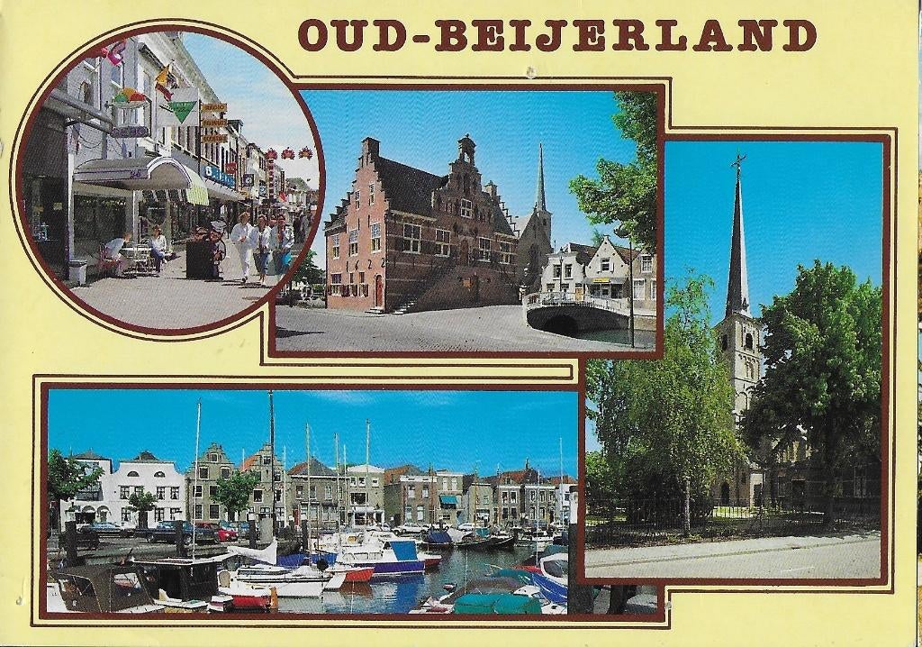 Oud Beijerland  ansichtkaart ( B919 ), Ophalen of Verzenden, 1980 tot heden, Gelopen