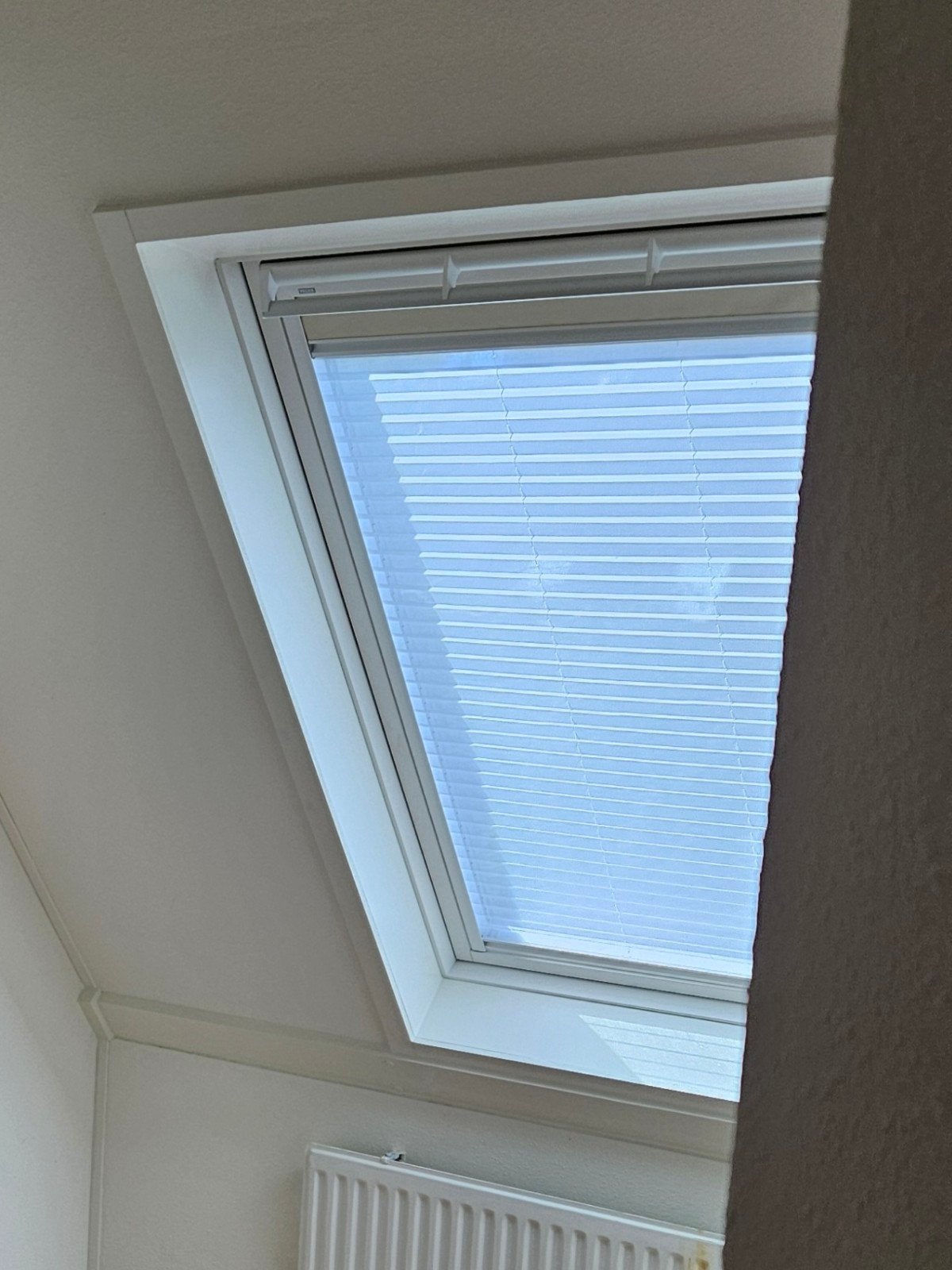 Velux GGL PK10 Wit Hout (94x160) incl gootstukken en gordijn, Ophalen, Gebruikt