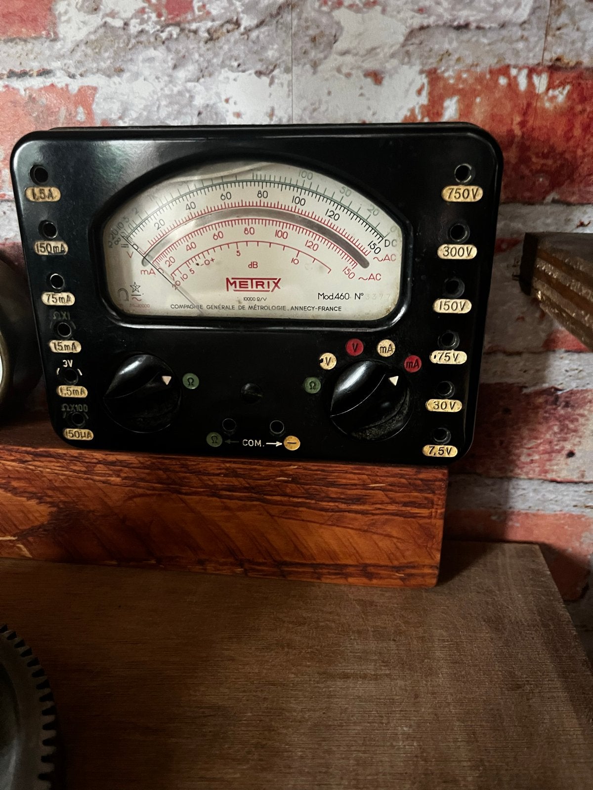 Vintage Metrix Multimeter Mod. 460 N - Bakeliet met doos, Ophalen of Verzenden