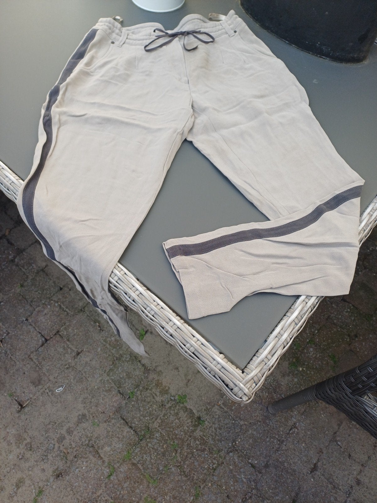 Xandres broek maat 34, Beige, Ophalen of Verzenden, Zo goed als nieuw, Maat 34 (XS) of kleiner