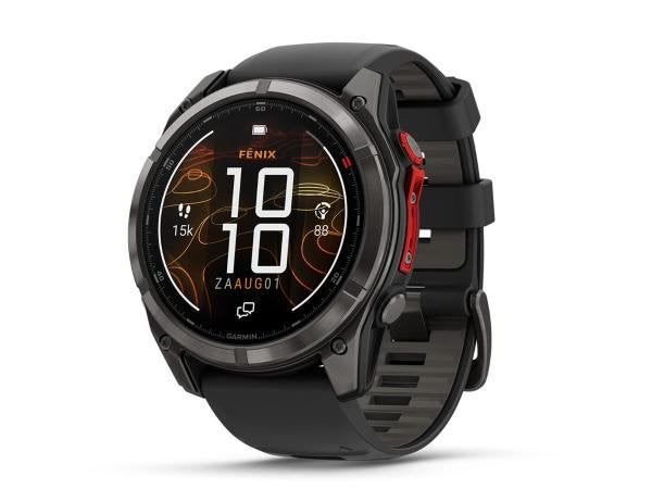 Garmin Fenix 8 Pro MicroLED smartwatch, Zwart, Garmin, Nieuw, Ophalen of Verzenden