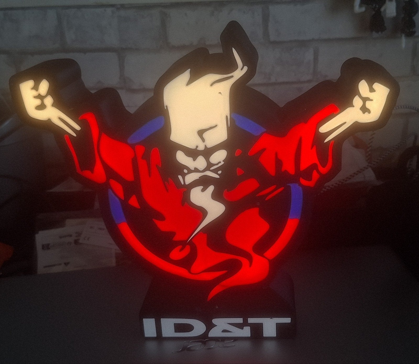 ID&T / Thunderdome 3D-geprinte lightbox met LED, Ophalen of Verzenden, Nieuw