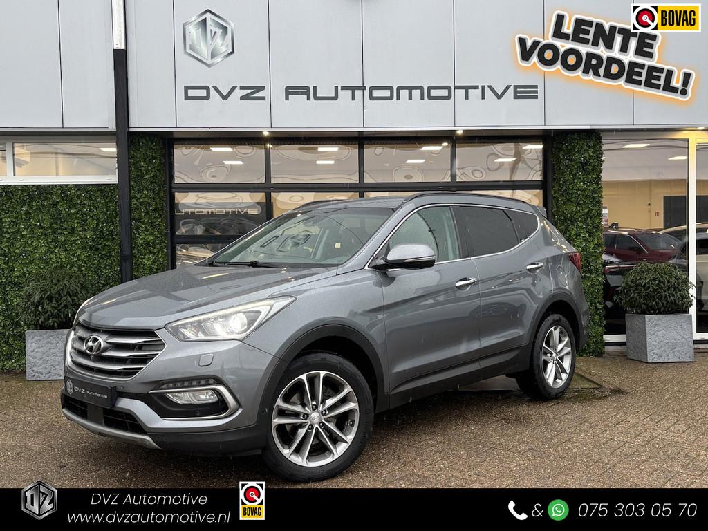 Hyundai Santa Fe 2.2 CRDi 4WD Comfort 7p. | Leder | Camera |, Auto's, Gebruikt, Euro 6, 7 stoelen, Leder