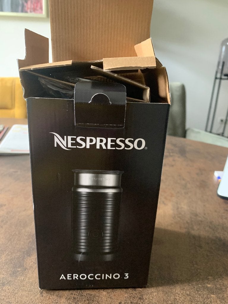 Nespresso aeroccino 3 melkopschuimer nieuw in doos, 2 tot 4 kopjes, Ophalen, Nieuw, Espresso apparaat