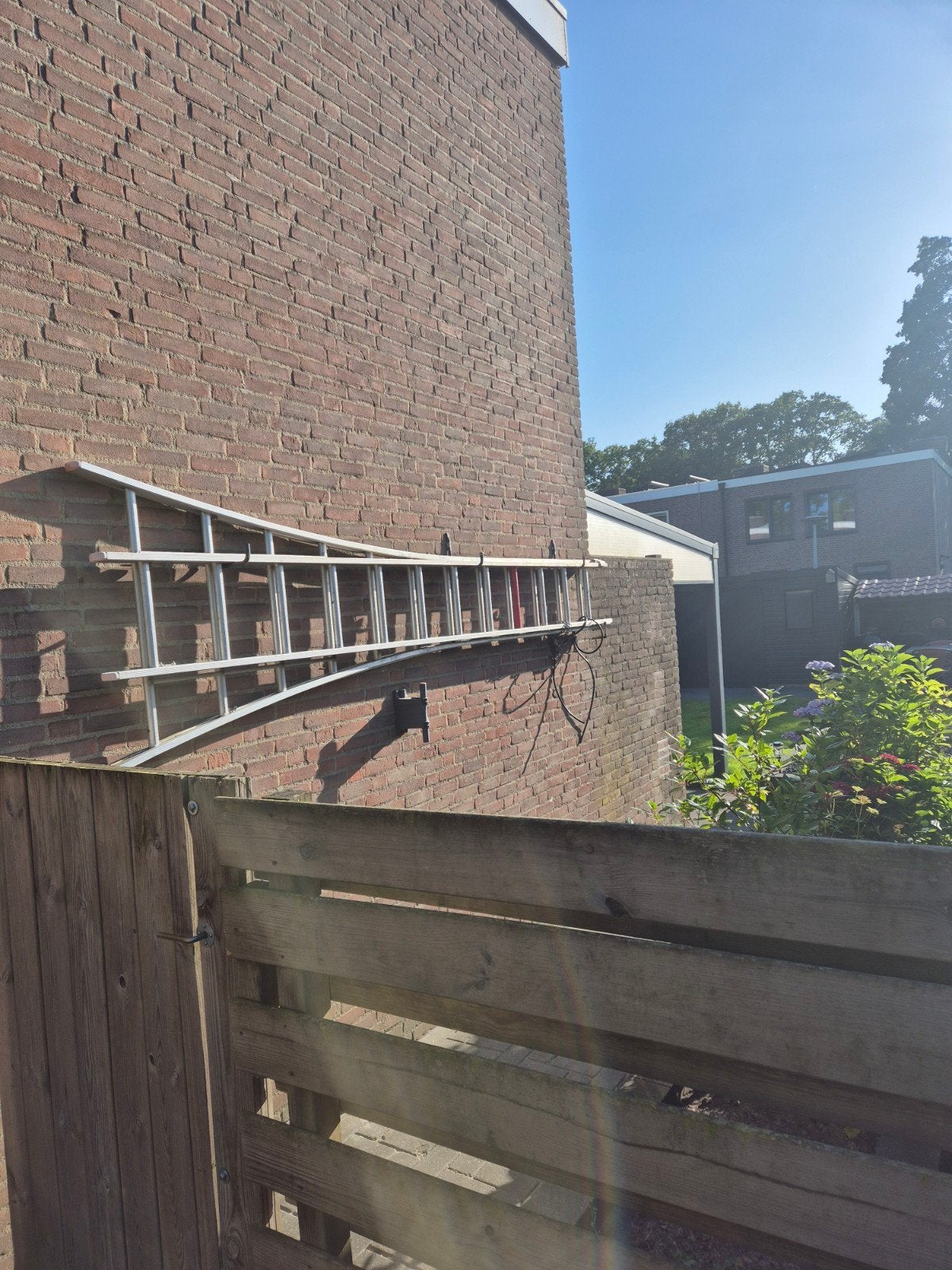 Stevige aluminium ladder - Gebruikt, Ophalen of Verzenden