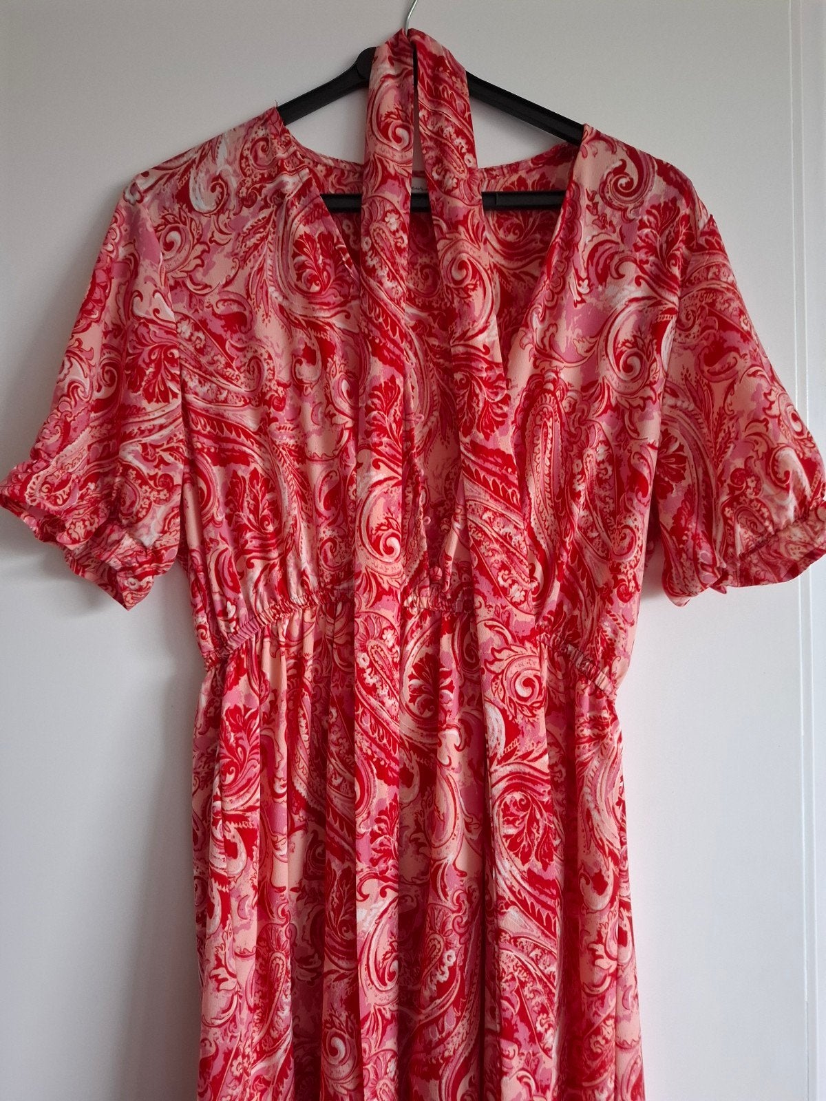 Jurk mt L/xl valt klein rood /rose, Ophalen of Verzenden, Zo goed als nieuw, Rood