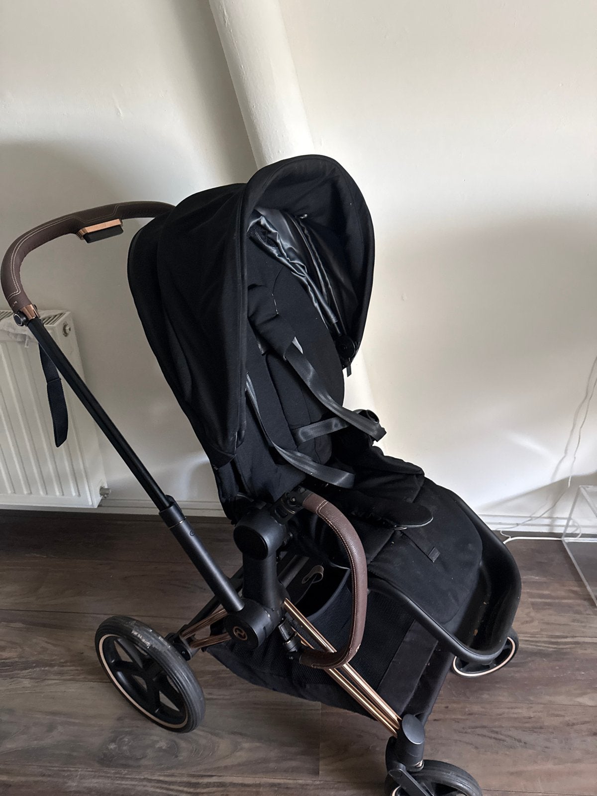 CYBEX Platinum Priam Style Collection Combiwagen Roze Goud, Kinderen en Baby's, Kinderwagens en Combinaties, Gebruikt, Combiwagen