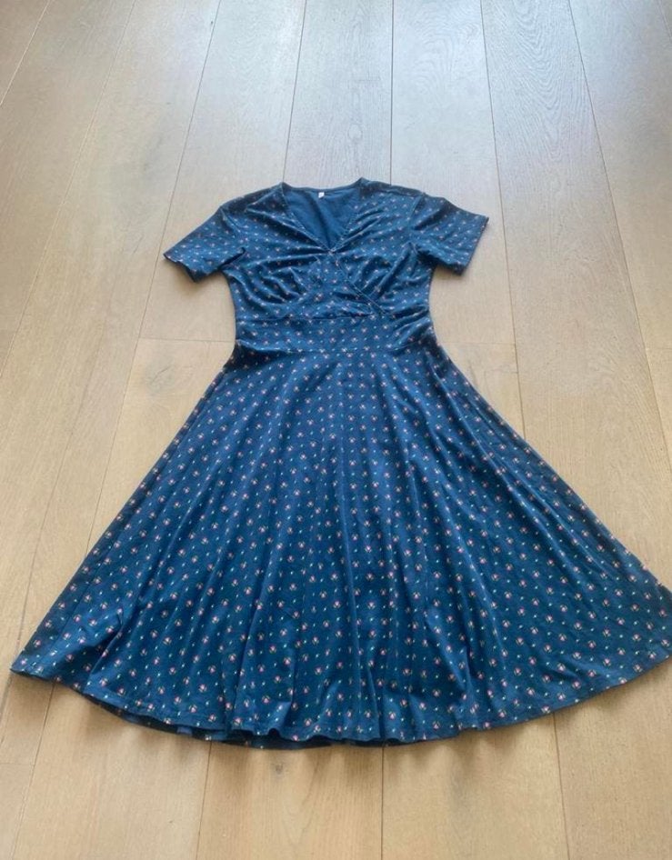 Bludgeschwister M jurk nieuwstaat organic, Ophalen of Verzenden, Zo goed als nieuw, Maat 38/40 (M), Blauw