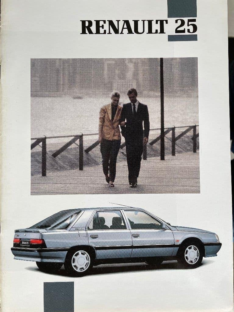 Folder van Renault 25, gedrukt aug. 1991, Ophalen of Verzenden, Nieuw, Renault