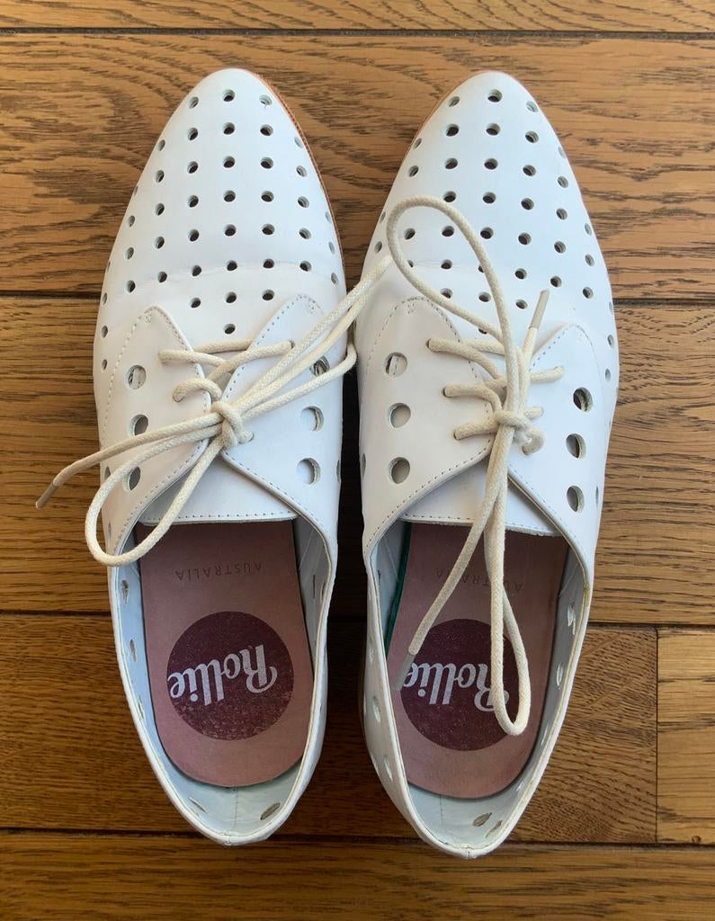 Rollie zomer schoenen, Kleding | Dames, Schoenen, Wit, Ophalen of Verzenden, Zo goed als nieuw, Espadrilles of Moccasins