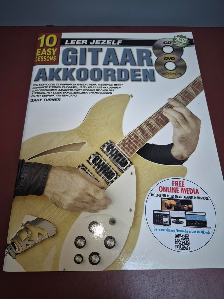 Leer jezelf Gitaar akkoorden, Gitaar, Les of Cursus, Nieuw, Ophalen of Verzenden
