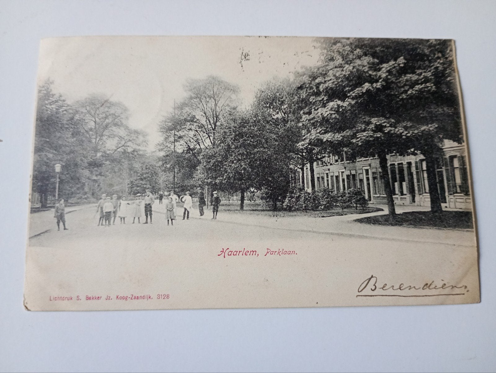 Haarlem Parklaan 1903, Ophalen of Verzenden, Voor 1920, Gelopen, Noord-Holland