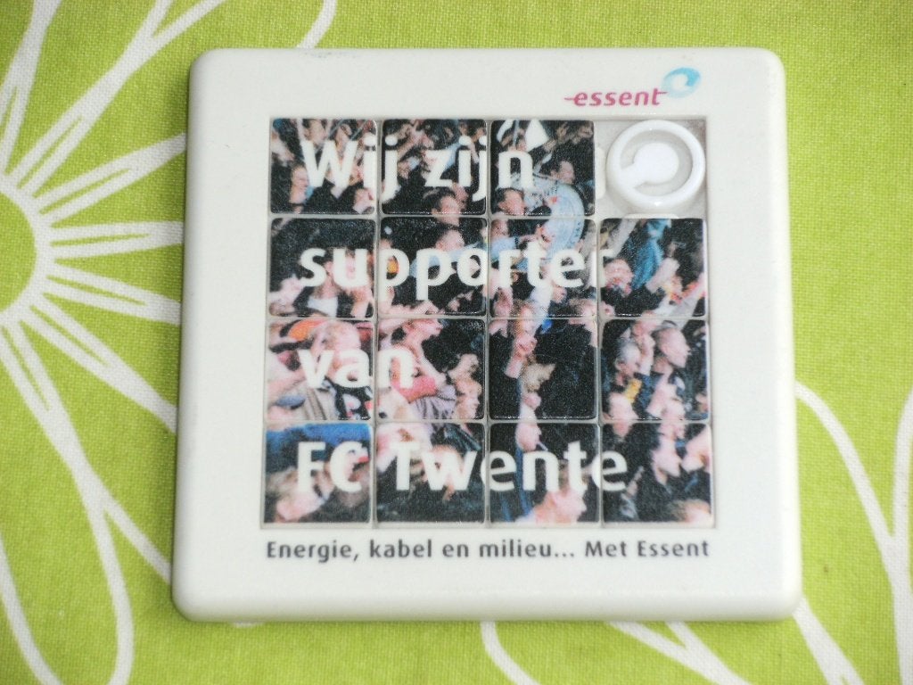 Schuifpuzzel Essent - Wij zijn supporter van FC Twente, Verzamelen, Ophalen of Verzenden, Zo goed als nieuw