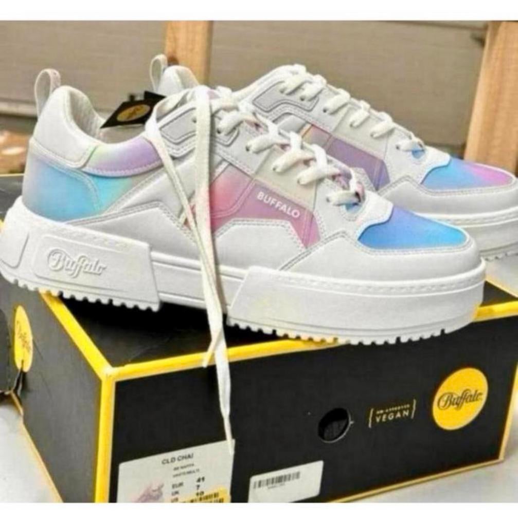 Buffalo RSE V2 Dames sneakers sport-schoenen Multi-wit 41, Wit, Nieuw, Ophalen of Verzenden, Sneakers of Gympen