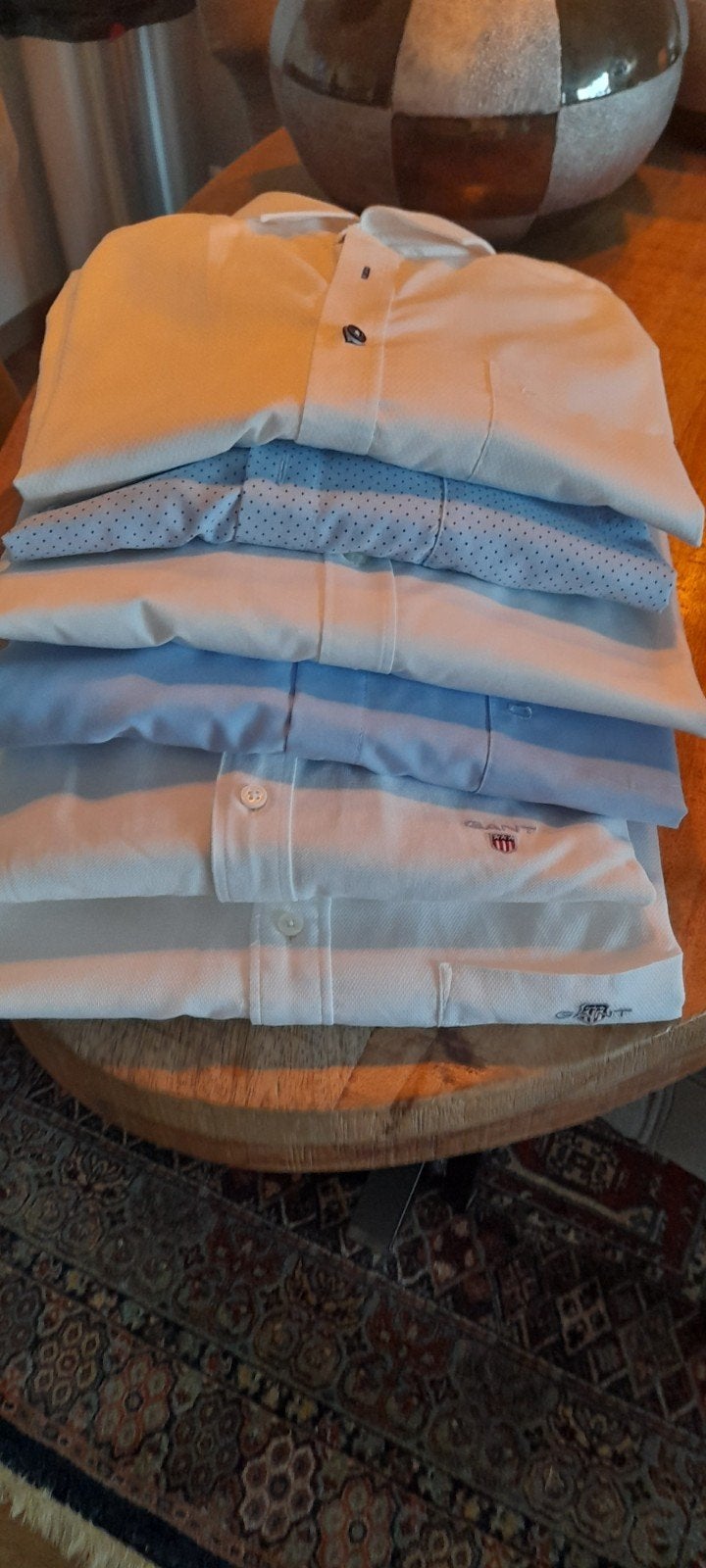 Mooie Heren overhemden maat 45 46 3xxl, Ophalen of Verzenden, Zo goed als nieuw, Overige kleuren, Overige halswijdtes
