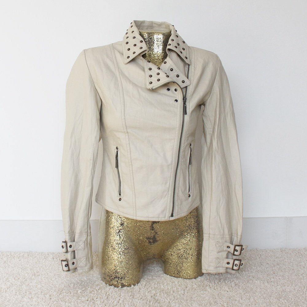 Zeer Mooie Copines Jas (S) € 25,-, Beige, Copines, Ophalen of Verzenden, Zo goed als nieuw