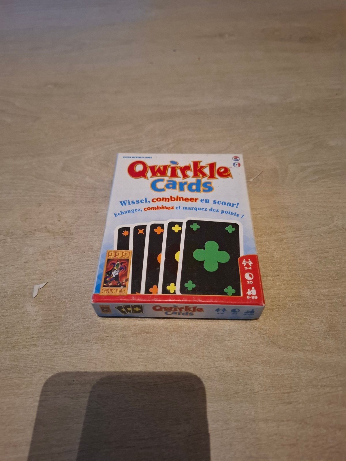 Qwirkle Cards - Wissel, combineer en scoor!, 999 Games BV, Postbus 111, 1300 AC Almere, Nederland, Info@999games.nl, Ophalen of Verzenden