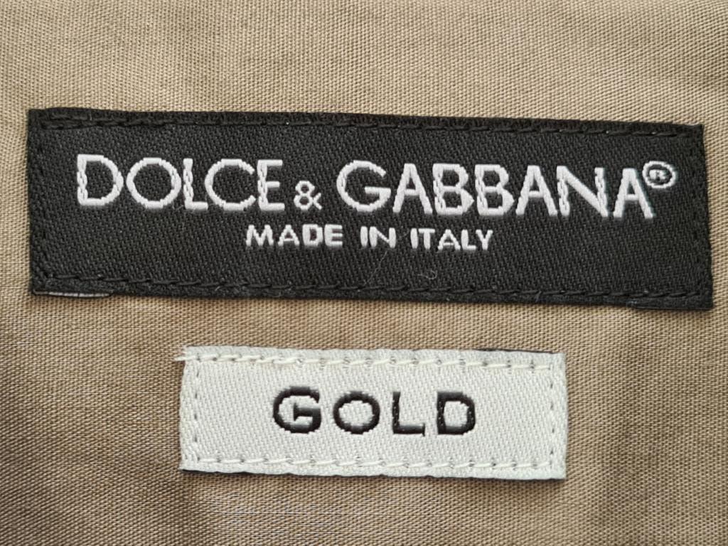Nieuw Dolce&Gabbana(GOLD)Overhemd met Kaki kleur42, Verzenden, Dolce&Gabbana(GOLD), Nieuw, Halswijdte 41/42 (L)
