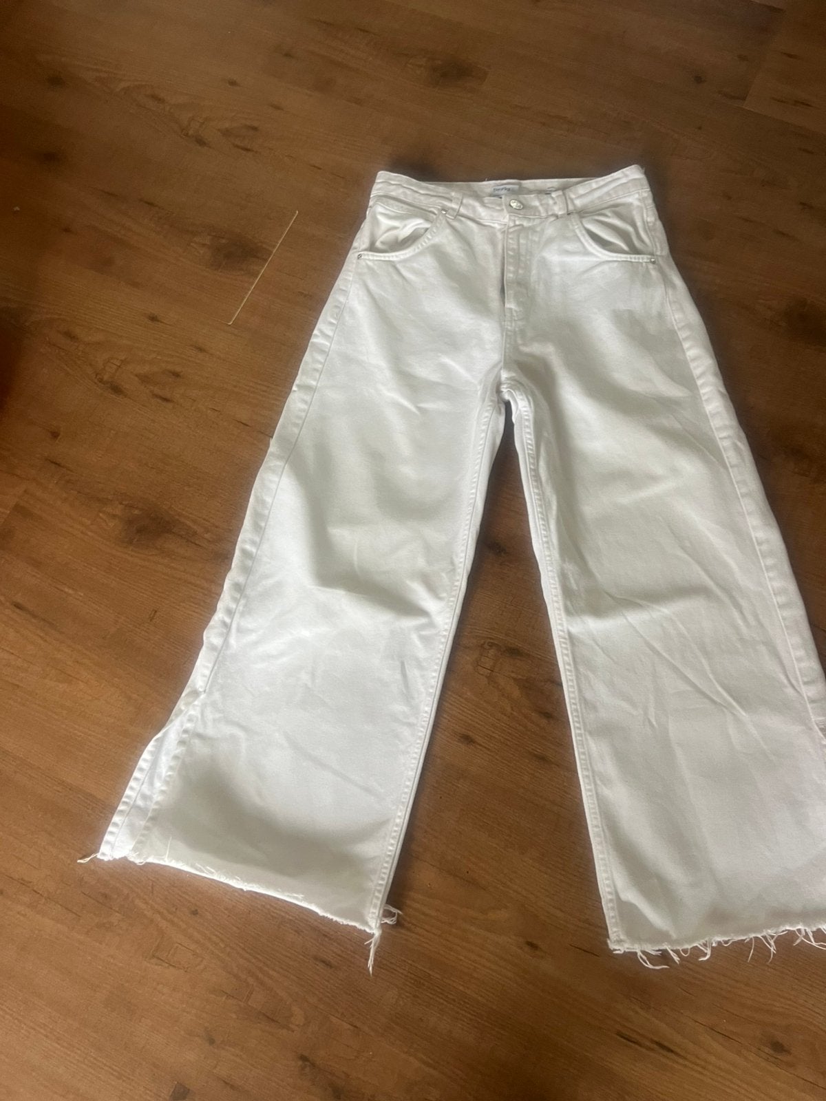 Witte spijker broek, Wit, Ophalen of Verzenden, Zo goed als nieuw, Maat 36 (S)