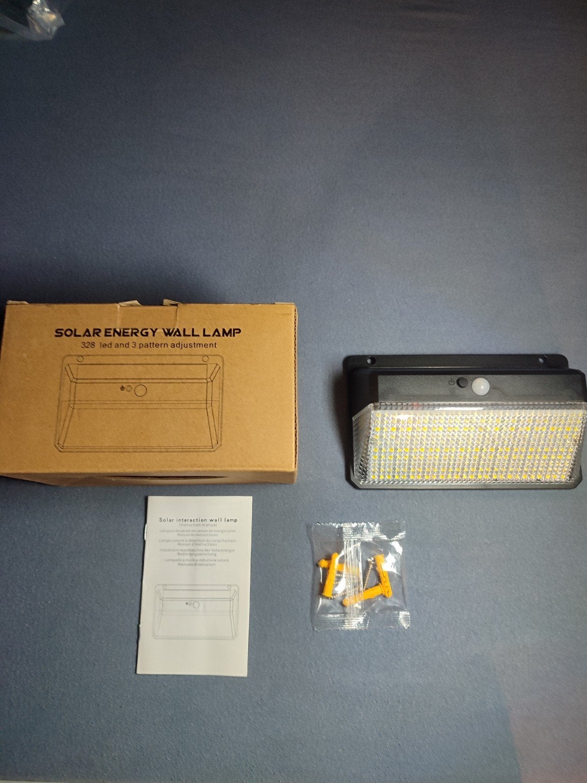 Solar Energy Wall Lamp Set van 2, Huis en Inrichting, Lampen | Hanglampen, Nieuw, Kunststof, Ophalen of Verzenden