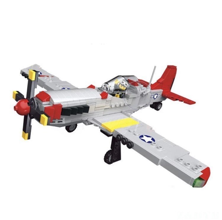 🎁 WW2 Bouwstenen - I05 - Amerikaanse P51-D Mustang 🎁, Ophalen of Verzenden, Nieuw