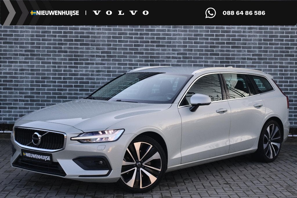 Volvo V60 2.0 T4 Momentum Pro | Trekhaak | Lederen bekleding, Auto's, 12 maanden, 15 km/l, 1800 kg, Euro 6