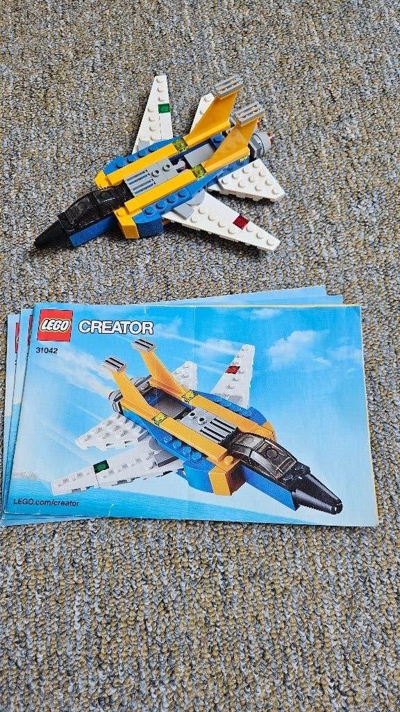 Lego Creator 31042 Straaljager, Kinderen en Baby's, Lego, Ophalen of Verzenden, Zo goed als nieuw, Inclusief instructies