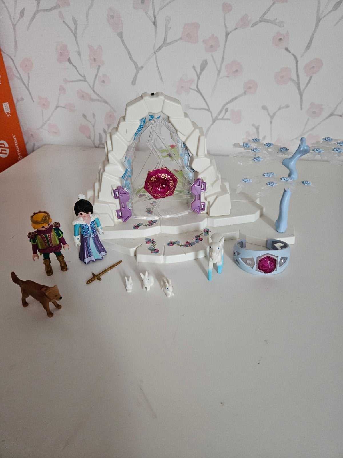 Playmobil kristallen poort naar Winterland 9471, Complete set, Ophalen of Verzenden, Zo goed als nieuw, Figuren