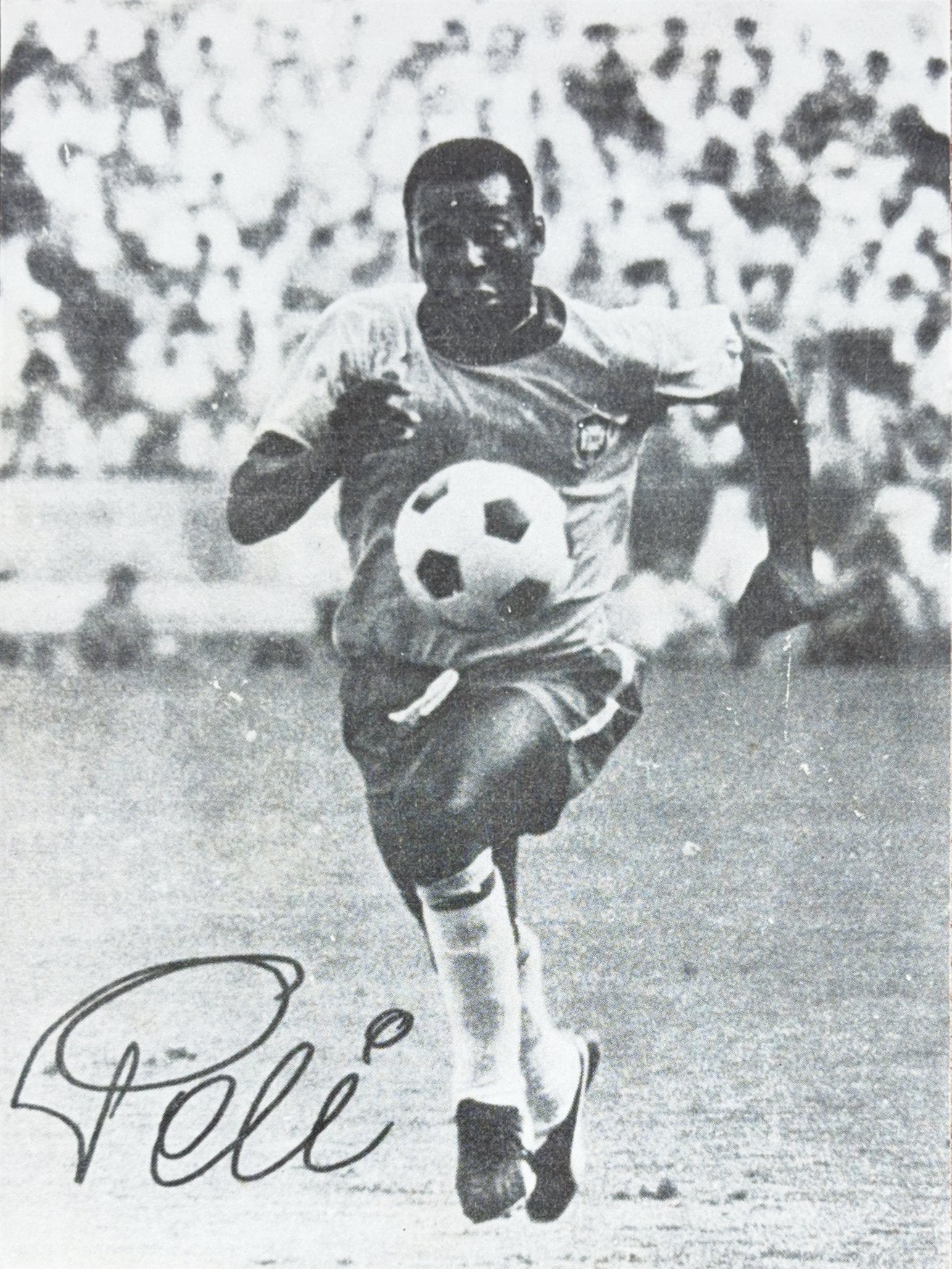 Spelerskaart Pelé Brazilië - Le Roy Pelé préfère PUMA, Ophalen of Verzenden, Zo goed als nieuw, Ajax, Spelerskaart