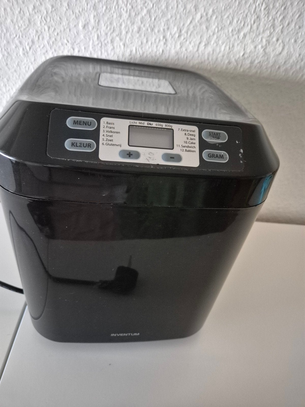 Inventum broodbak machine, 400 tot 800 gram deeg, Ophalen