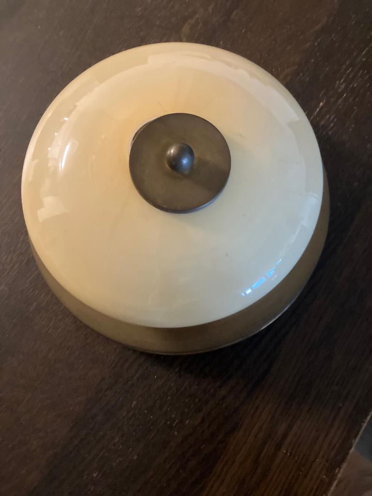 plafonniére, Ophalen, Gebruikt, Glas, Vintage, Klassiek