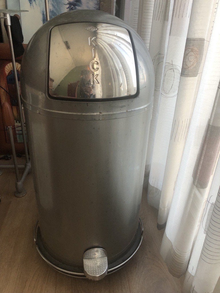 Wesco Kickmaster Pedaalemmer 40liter, Ophalen, Gebruikt, Met pedaal, 30 tot 40 liter