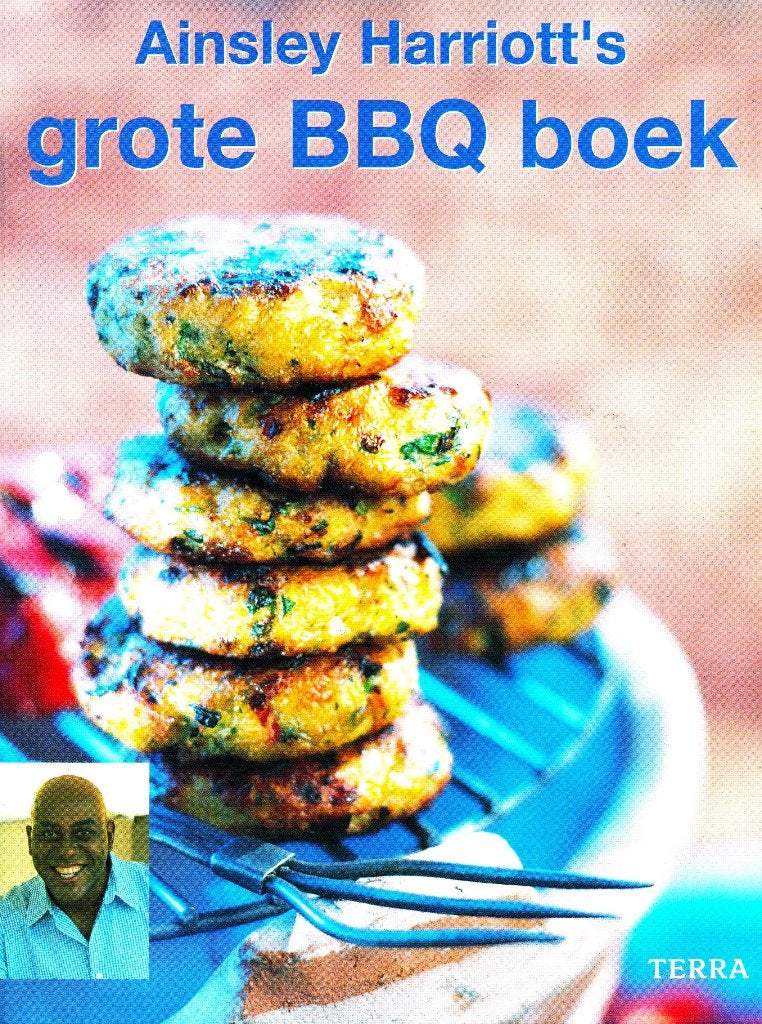 Ainsley Harriott's Grote BBQ Boek - 9789051089240, Boeken, Hoofdgerechten, Vegetarisch, Ophalen of Verzenden, Zo goed als nieuw
