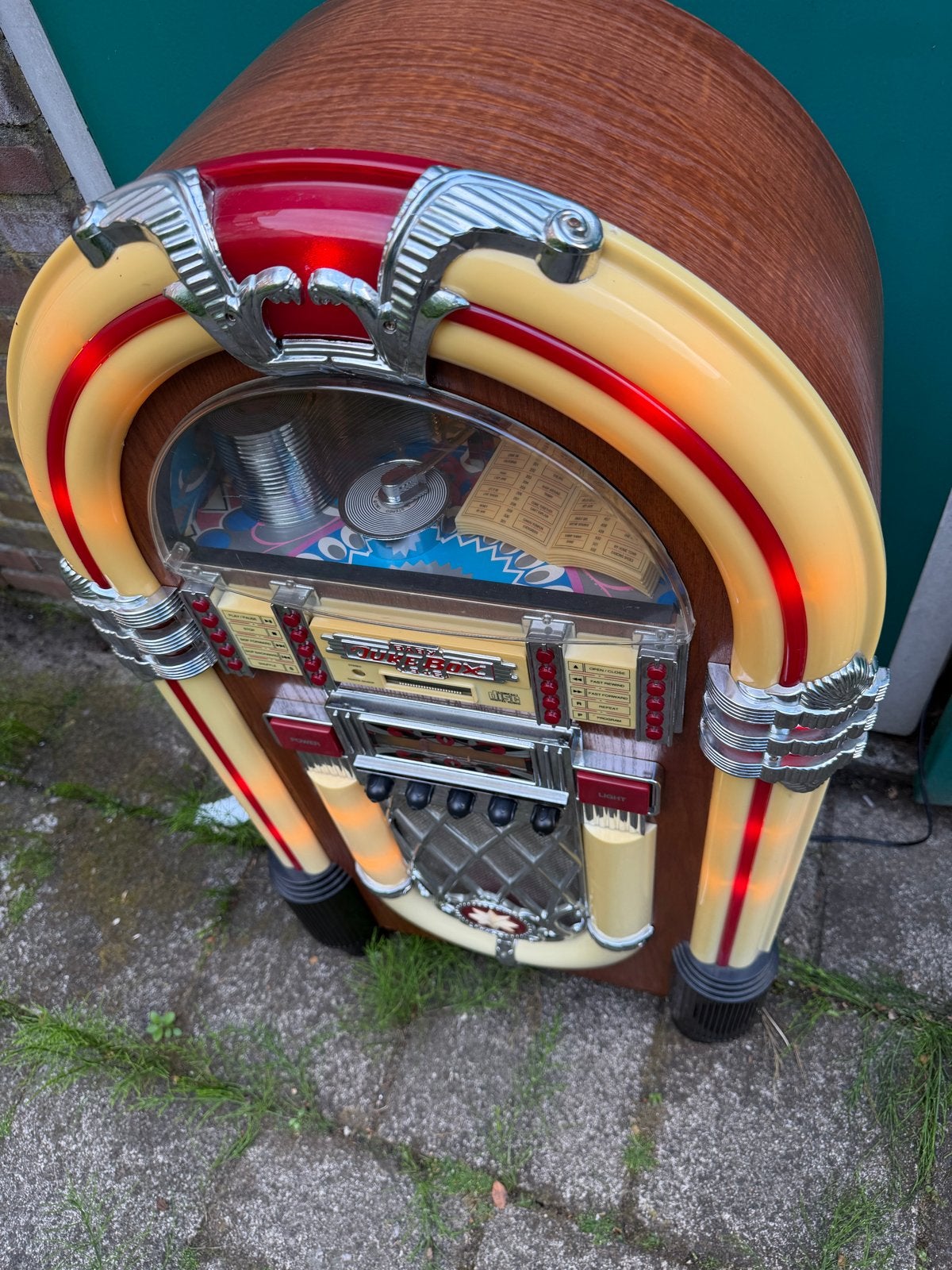 Star's Jukebox - Retro Stijl CD Speler met Verlichting, Ophalen of Verzenden, Zo goed als nieuw, 1970 tot heden, Overige merken