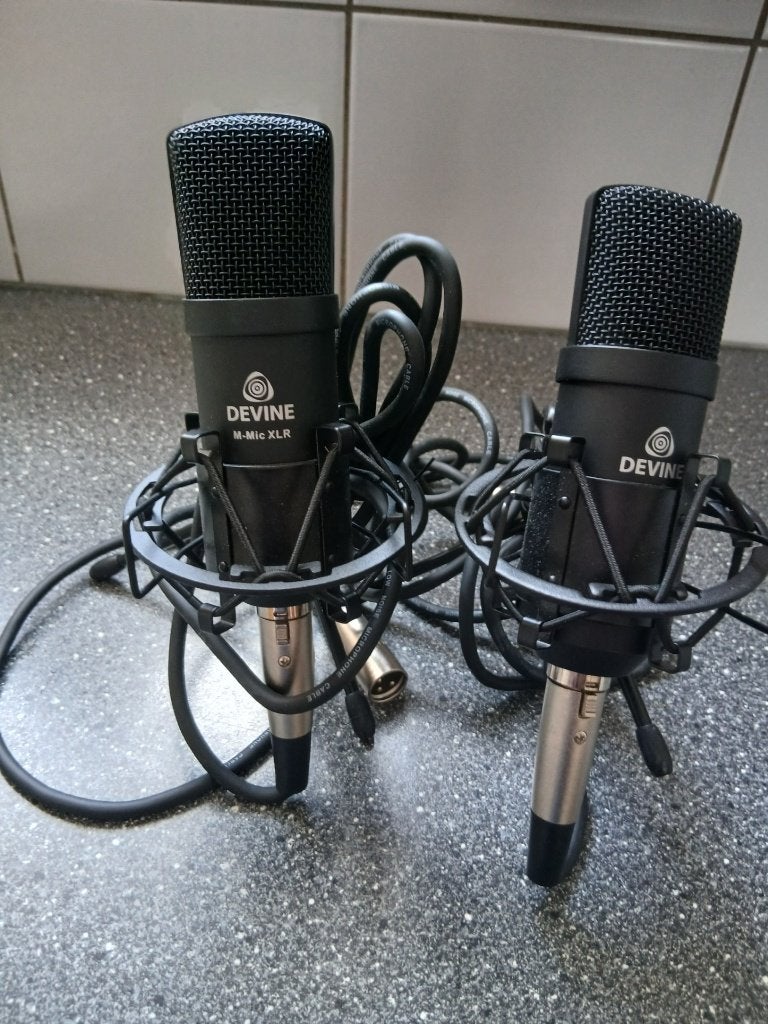 2  Devine microfoon m-mic XLR, Ophalen, Gebruikt