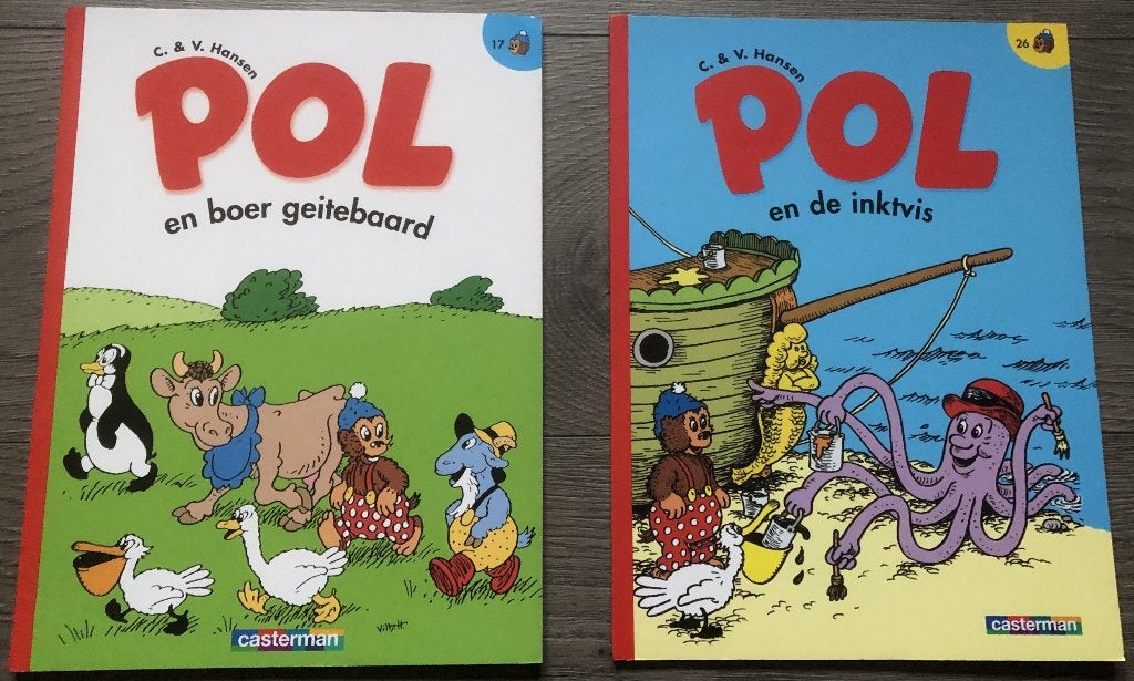 C. & V. HANSEN - POL - EN BOER GEITEBAARD/EN DE INKTVIS -, Meerdere stripboeken, Ophalen of Verzenden, Zo goed als nieuw