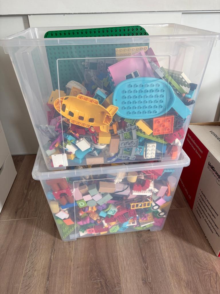 Grote partij LEGO Duplo - ca. 18 kg met veel sets en extra's, Ophalen, Gebruikt, Overige merken