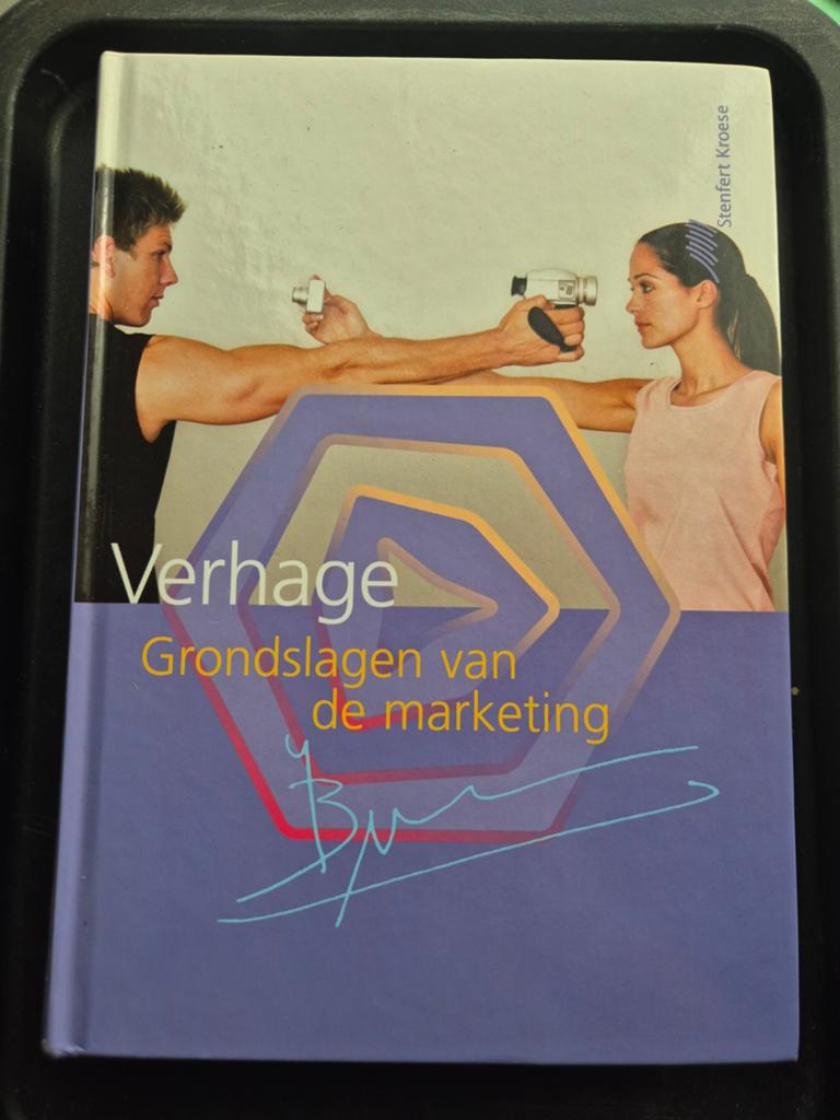 Verhage: Grondslagen van de marketing (6e editie), Ophalen of Verzenden, Gelezen, Economie en Marketing, Verhage