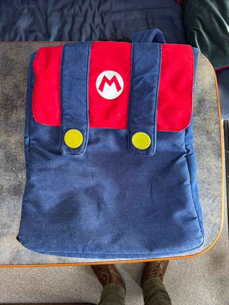 Super Mario rugzak, Sieraden, Tassen en Uiterlijk, Tassen | Rugtassen, Gebruikt, 25 tot 40 cm, Ophalen of Verzenden, Overige merken