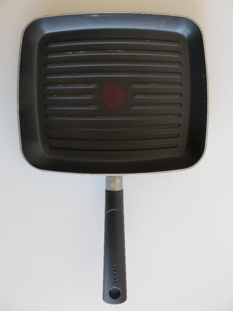 Tefal grillpan met anti-aanbaklaag, Ophalen of Verzenden, Gebruikt, Overige materialen