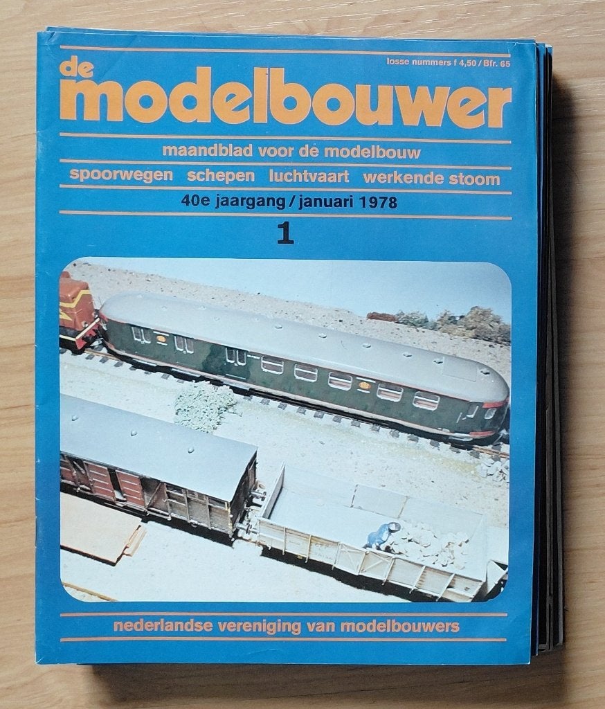 De Modelbouwer (1978,1979,1980), 1:32 tot 1:50, Overige typen, Zo goed als nieuw, Ophalen