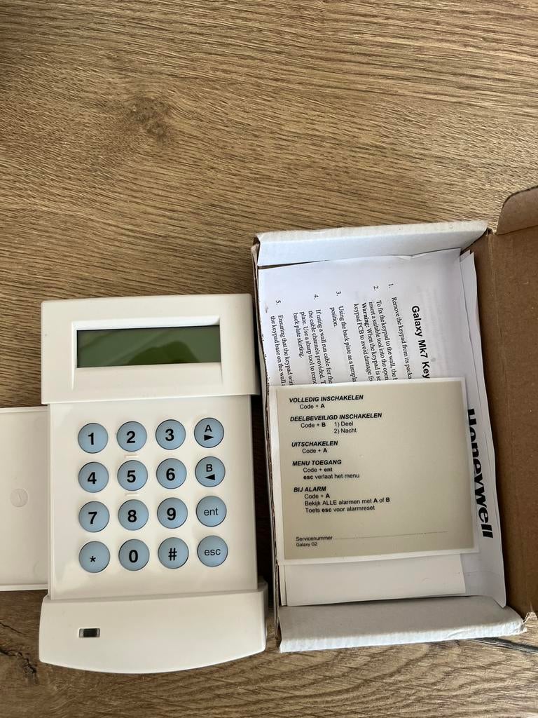 Honeywell Keypad, Ophalen, Zo goed als nieuw, Detector, Sensor of Melder, Overige soorten