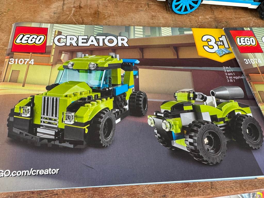 Lego Creator 31074 Rocket Rally Auto 3-in-1, Ophalen, Gebruikt, Complete set, Lego