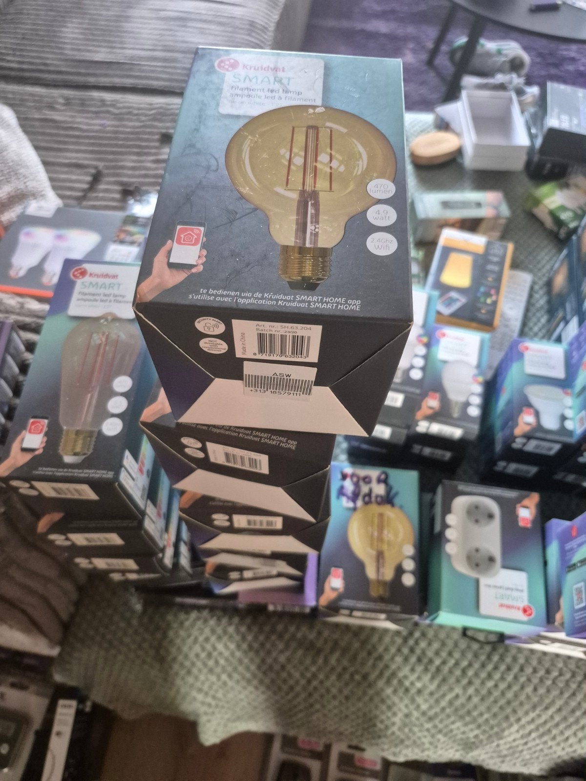 Partij Kruidvat Smart Home lampen en stekkers, Overige merken, Nieuw, Kleur aanpasbaar, E27 (groot)