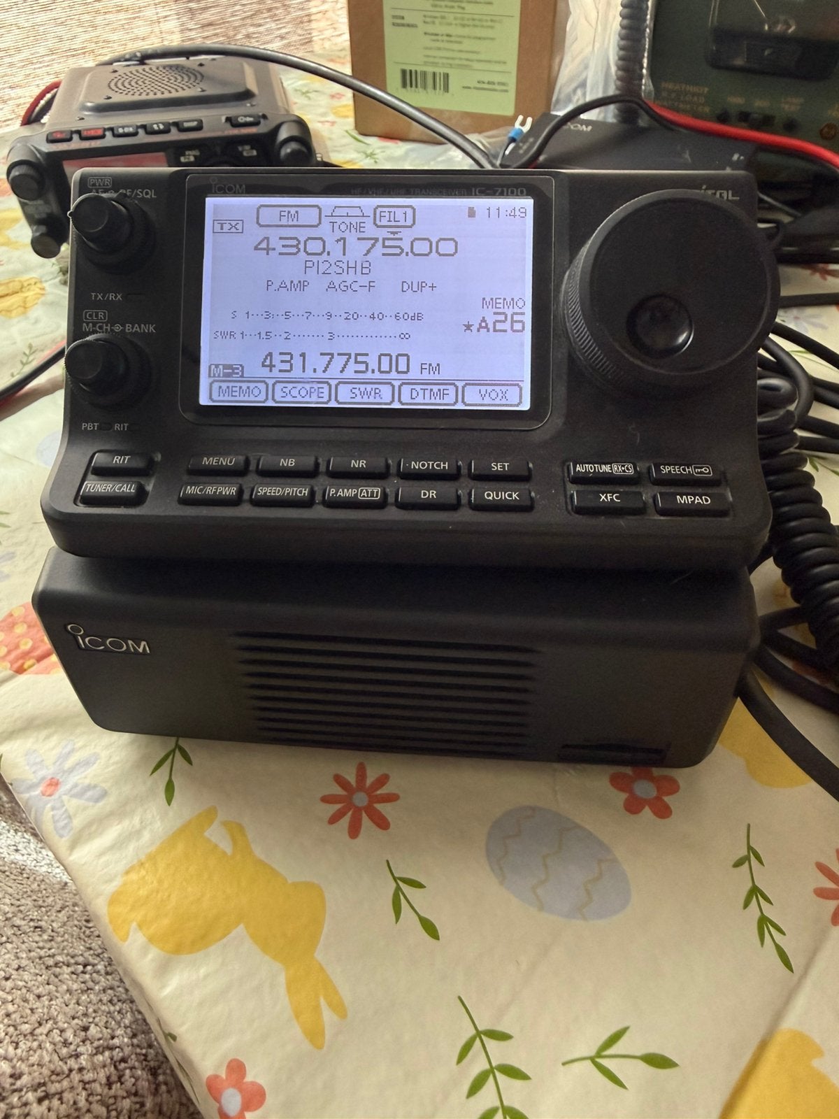 Allmode radio de Icom 7100 in doos, Telecommunicatie, Ophalen, Zo goed als nieuw