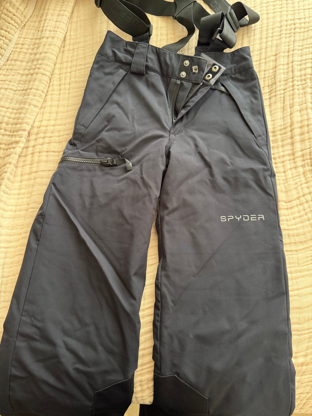 Spyder skibroek voor kinderen - Maat 128 (8 jaar), Ophalen, Zo goed als nieuw, Jongen of Meisje, Broek